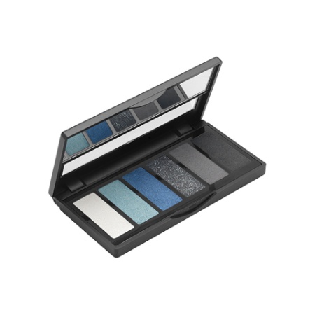 ADEN EYESHADOW PALETTE (6 SHADES) 01 - BLACK/BLUE