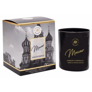 Scented Candle Moscow Edition Amber & Sandalwood 140g