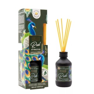 Αρωματικό χώρου με sticks amber & πορτοκάλι 95ml